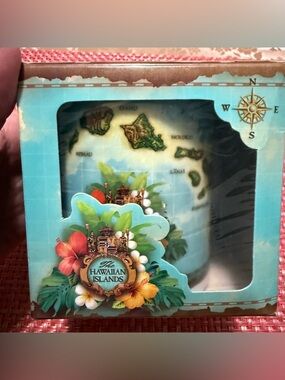 ABC Stories The Hawaiian Islands Floral SouvenirMedium size Mug